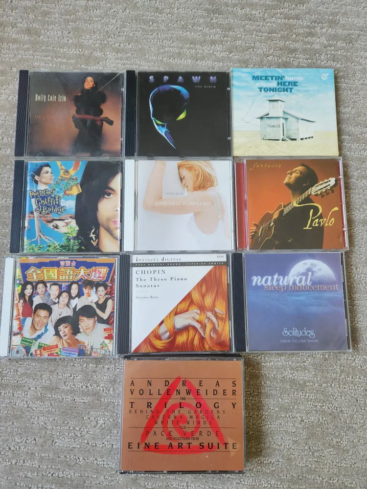 Collection of CDs thumbnail