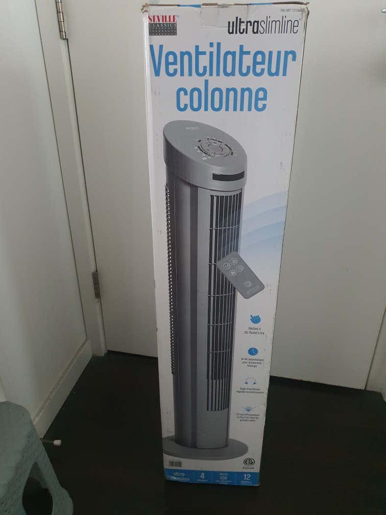 Seville Classics UltraSlimline Tower Fan - photo 3
