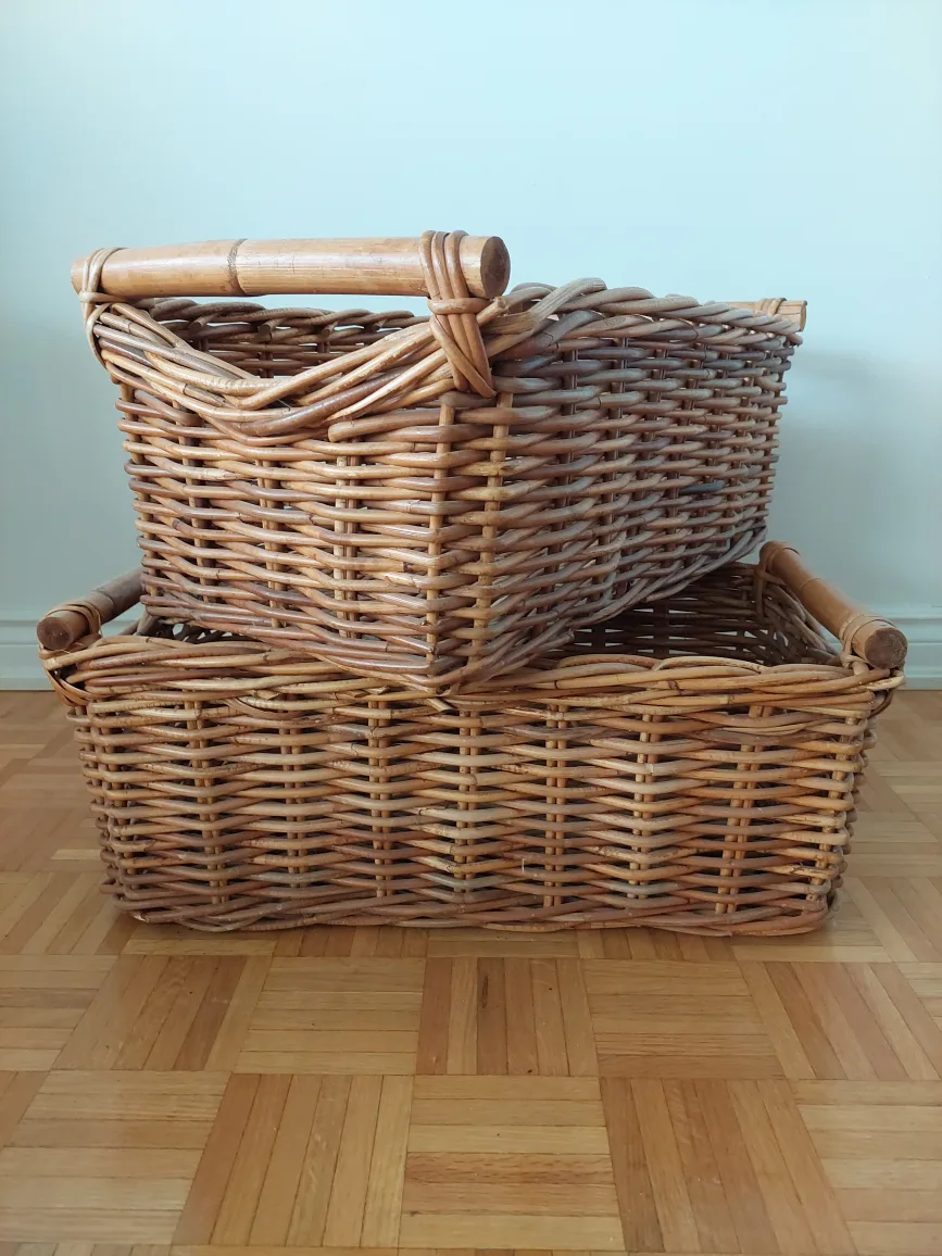 Wicker Baskets (Set of 2) thumbnail