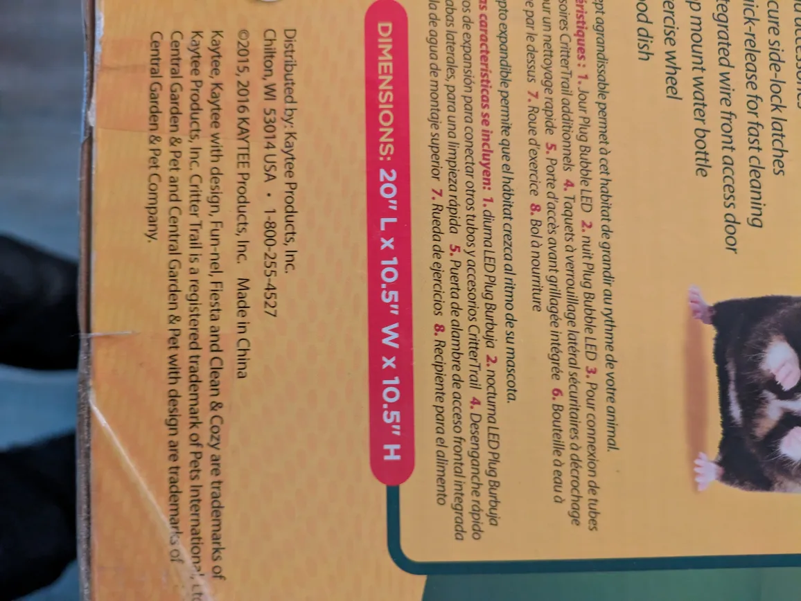 Kaytee CritterTrail LED Lighted Habitat + Accessories image indicator(6)