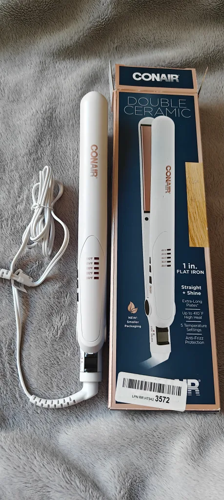 Conair Double Ceramic 1-inch Flat Iron - New in Box! thumbnail