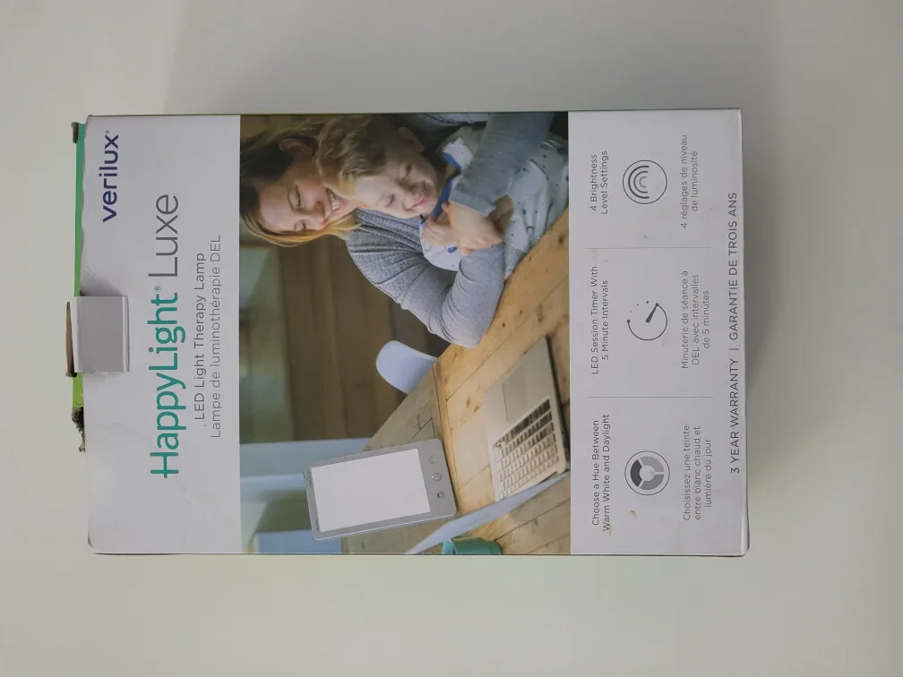 🥕Verilux HappyLight Luxe LED Light Therapy Lamp image indicator(2)