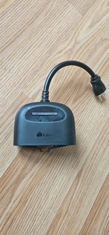 TP-Link Kasa Outdoor Wi-Fi Smart Plug - 2 Outlets thumbnail