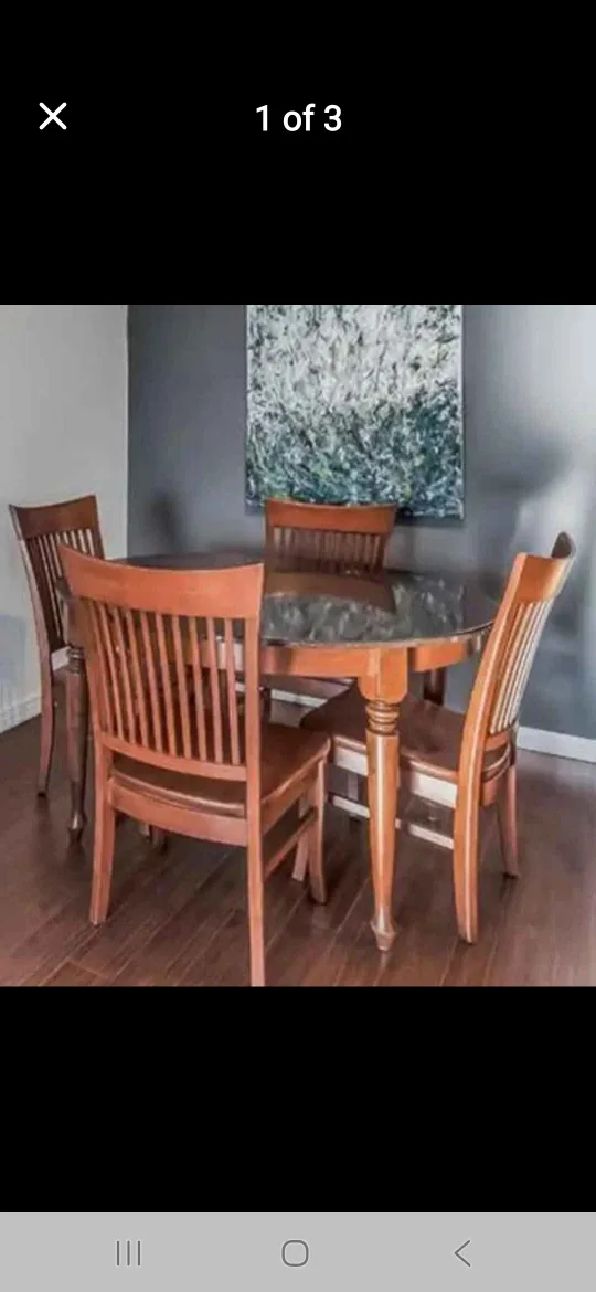 Dining Table with 4 Chairs