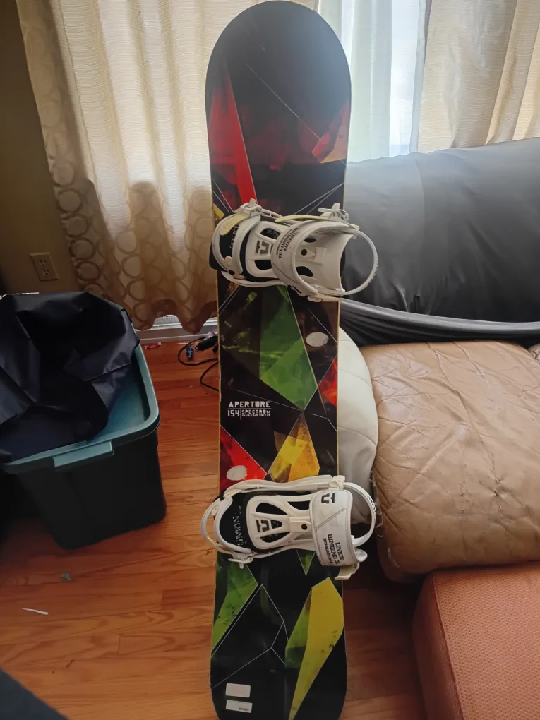 Snowboard with Bindings $75 (OBO), bindings themselfs $25