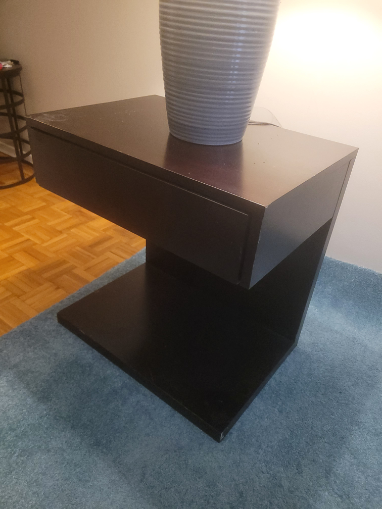 Dark Wood Nightstand 🥕