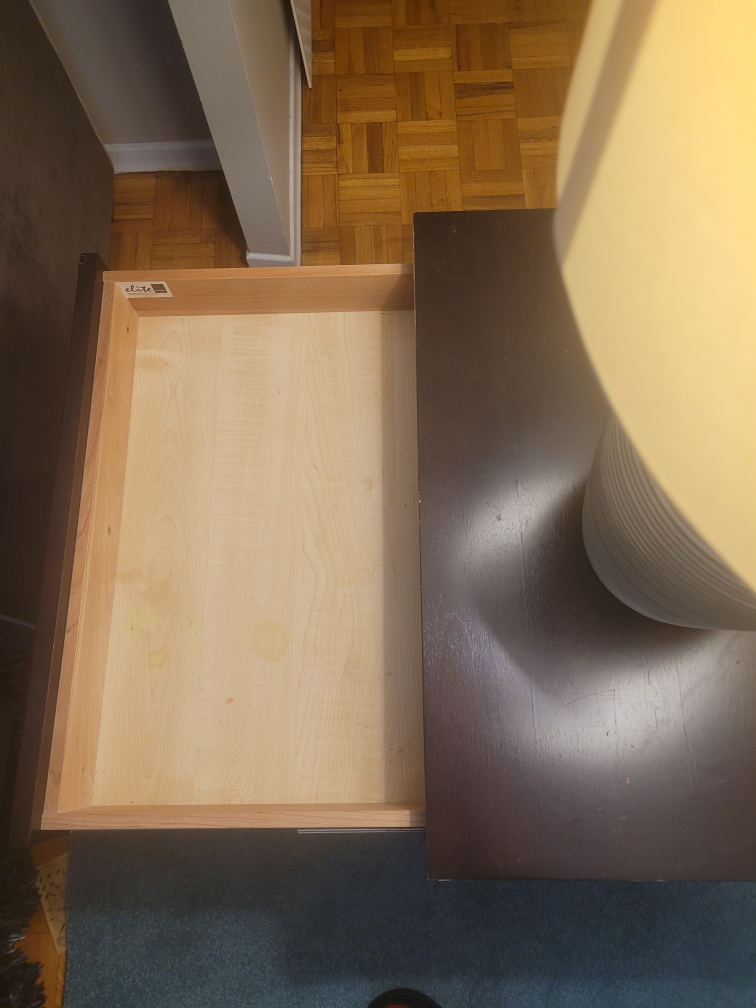 Dark Wood Nightstand 🥕 - photo 2