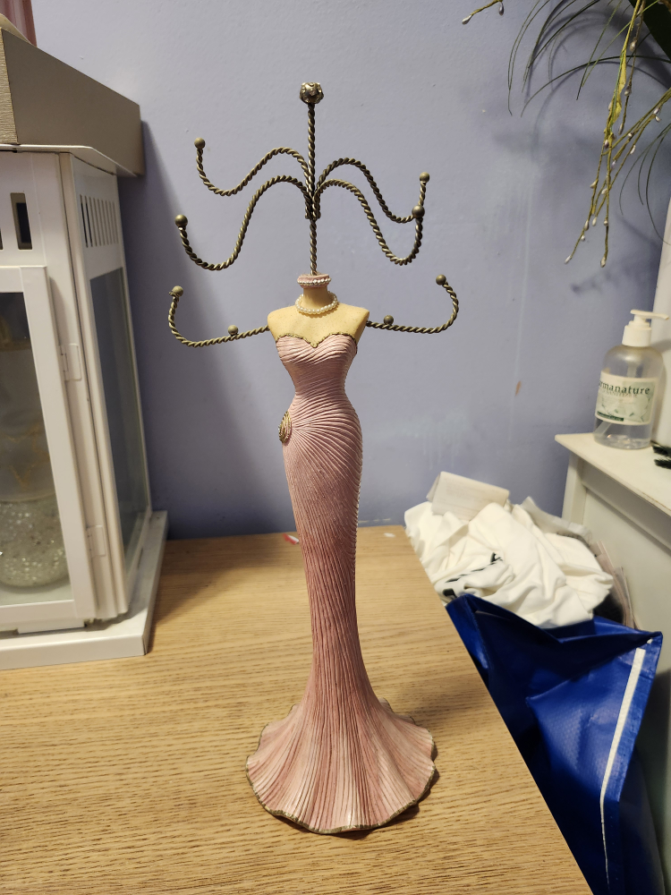 Vintage Dress-Shaped Jewellery Holder