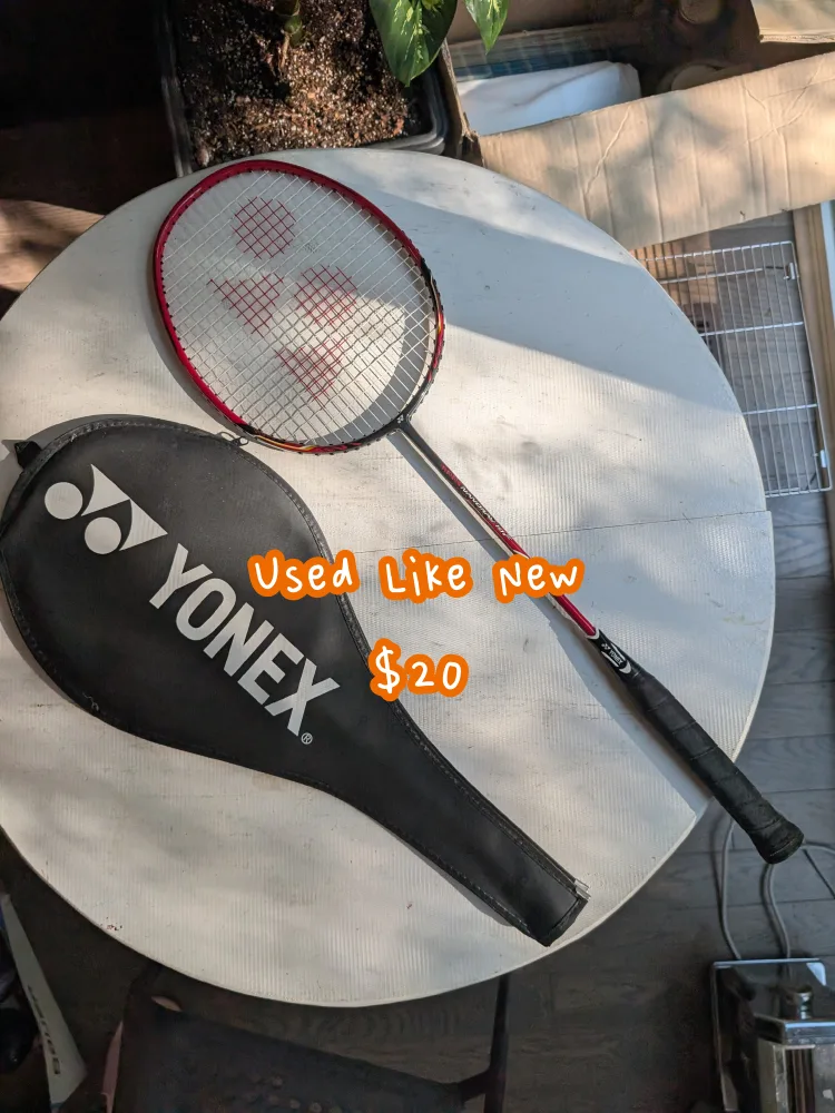 Yonex Badminton Racket - Used Like New thumbnail