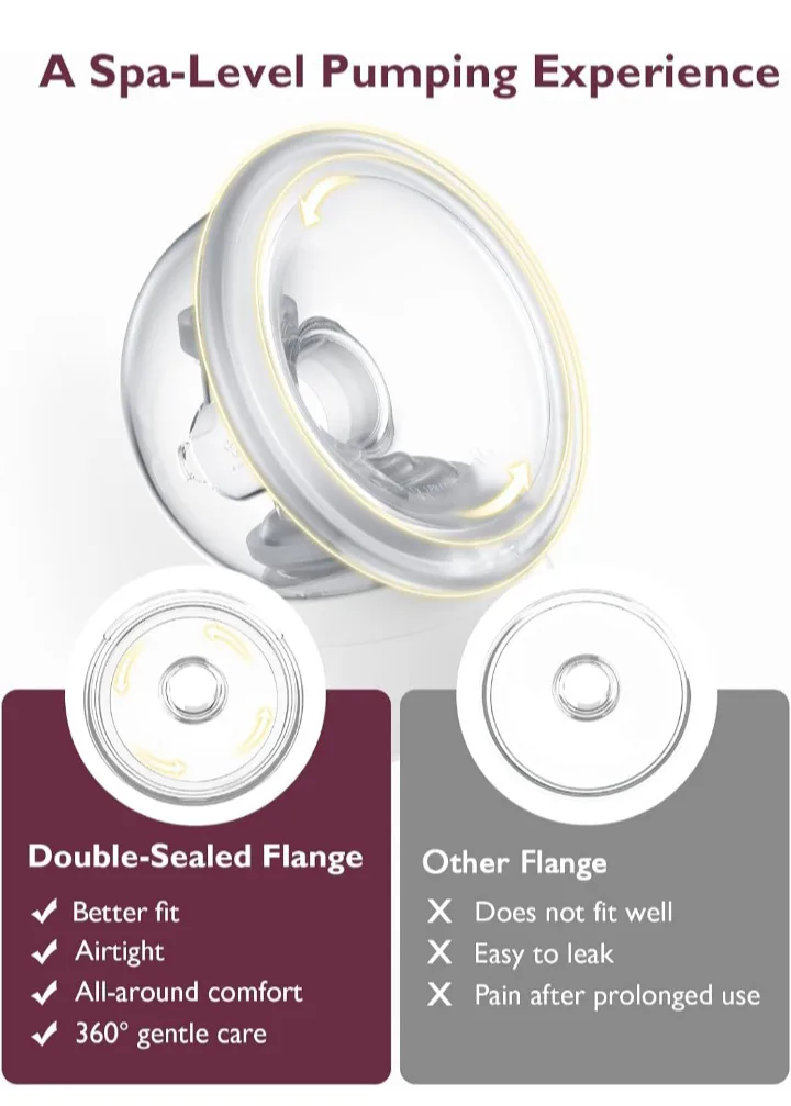 NEW!    Momcozy S12 Pro Wearable Breast Pump image indicator(7)