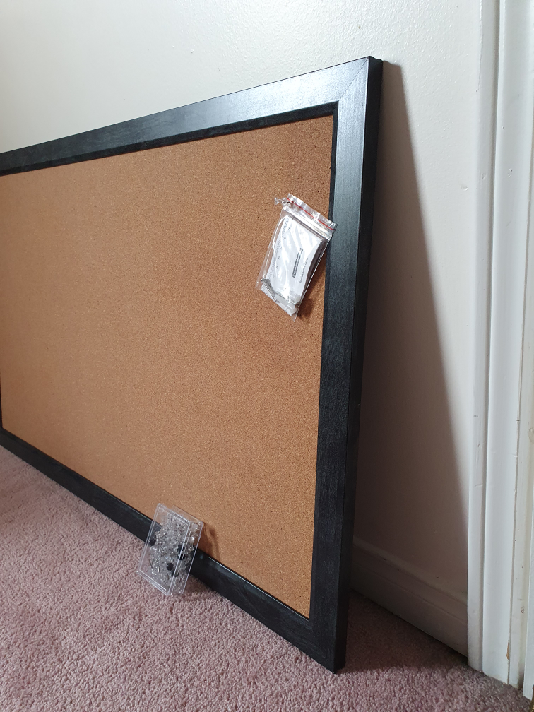 Large Cork Board with Black Frame - photo 3