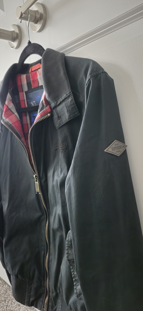 SuperDry Longhorn Harrington Black Full Zip Jacket - photo 2
