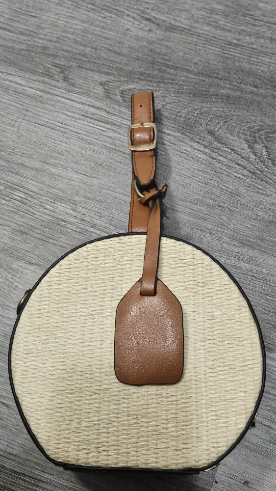 Round Woven Handbag