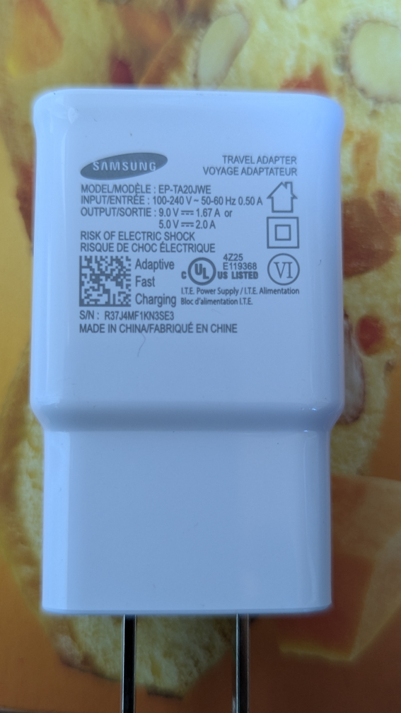 🥕 Samsung Adaptive Fast Charging Adapter - photo 2