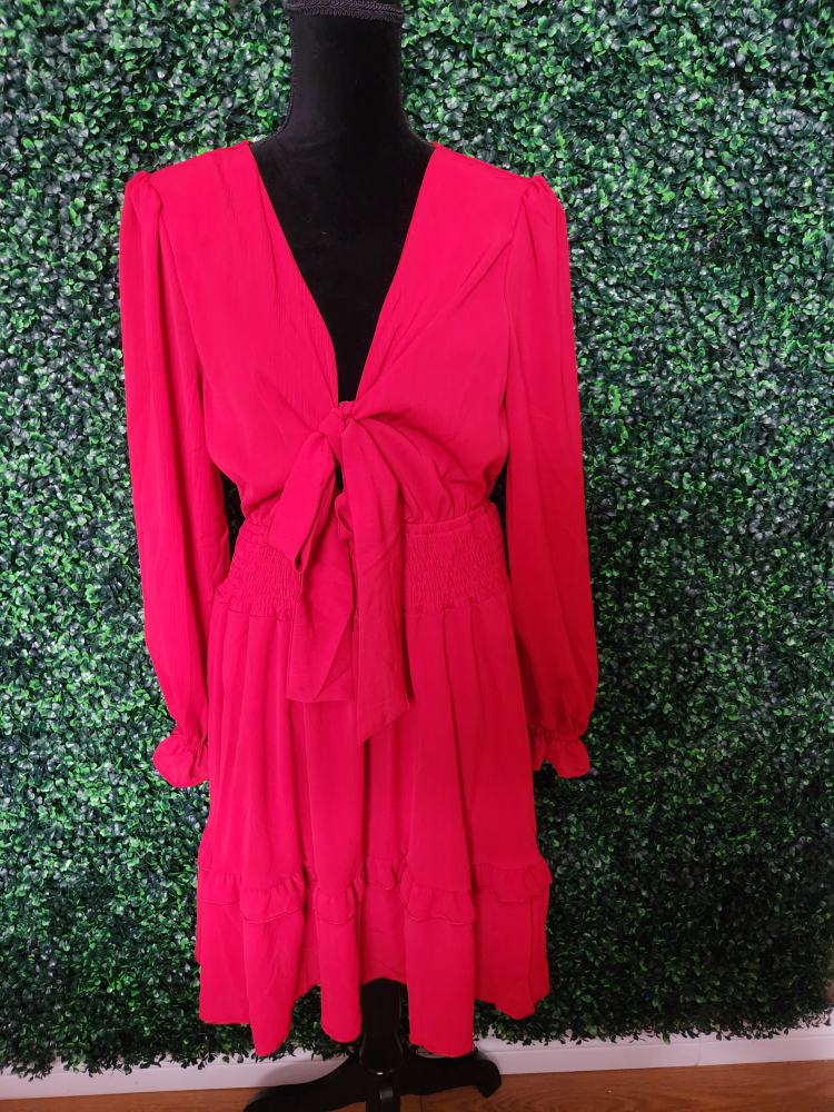 Brand New Red Floerns Dress, Size S - photo 5