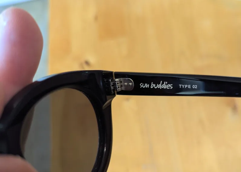 Sun Buddies Edie Black Sunglasses image indicator(4)