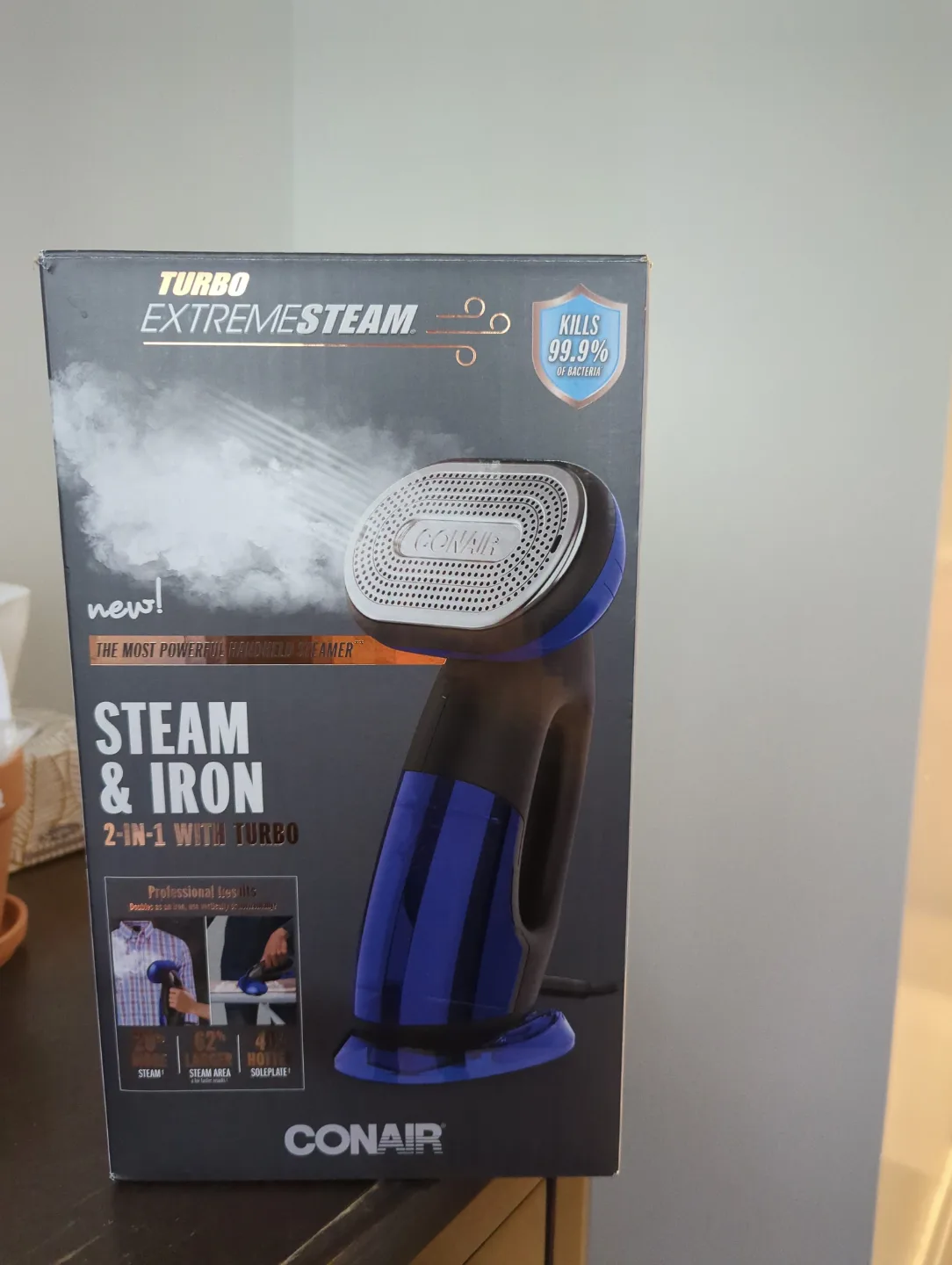Conair Turbo ExtremeSteam Handheld Steamer thumbnail