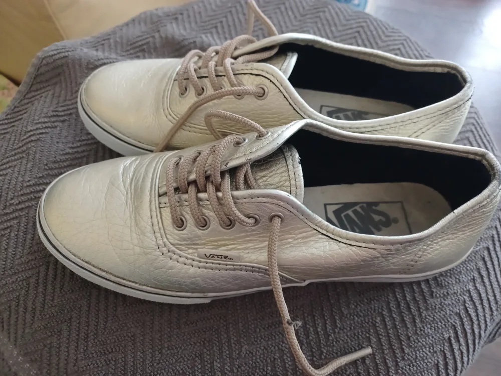 Van's Lace Up Gold Casual Shoes thumbnail