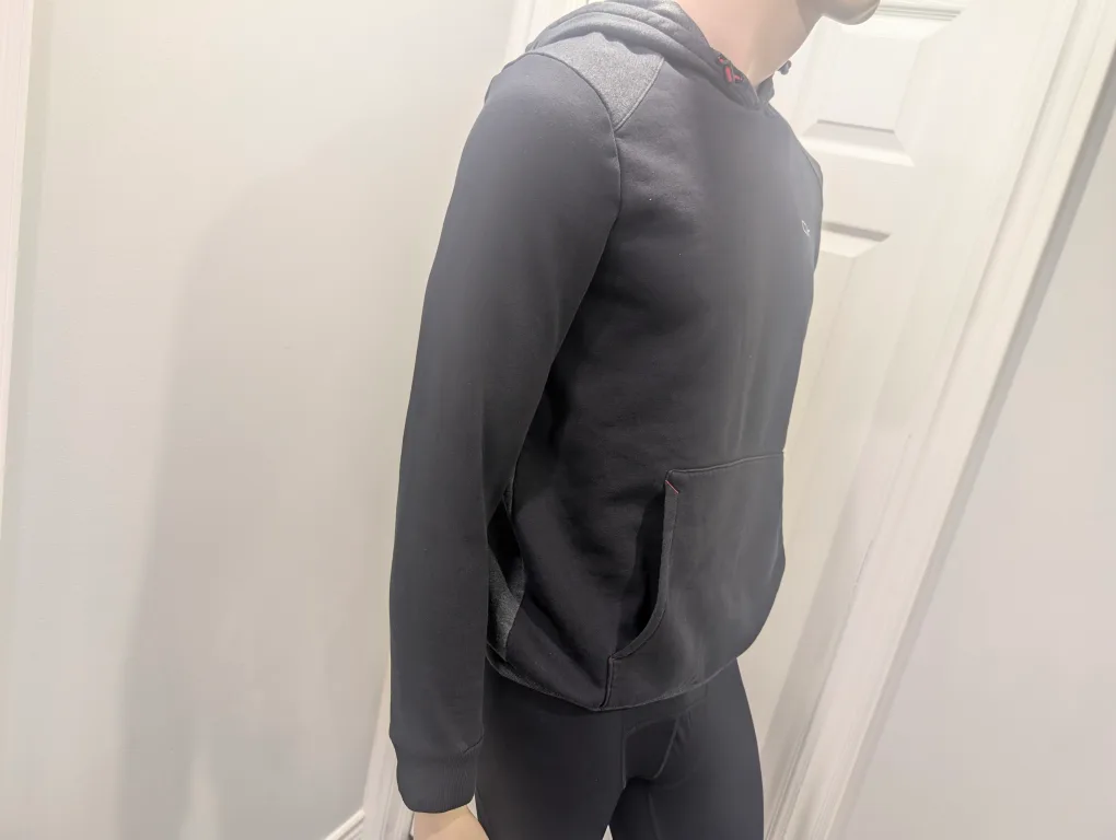 EUC - Men's Calvin Klein Black Hoodie Size S image indicator(5)