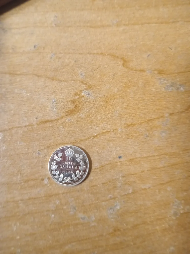 1936 Canada Dime Ten Cents Copy image indicator(3)