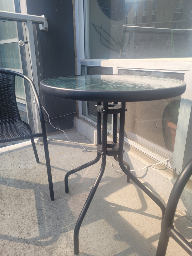 Outdoor Bistro Table and Chairs Set - photo 5