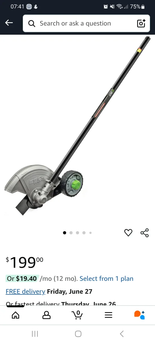 EGO Power Multi-Head System 8" Edger Attachment thumbnail