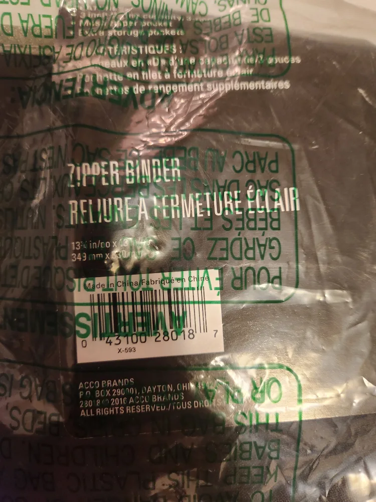 Five Star 3-inch Zipper Binder with Handle image indicator(5)