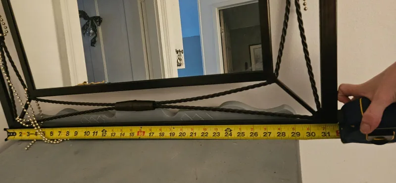 Framed Wall Mirror - 31" x 25" image indicator(3)