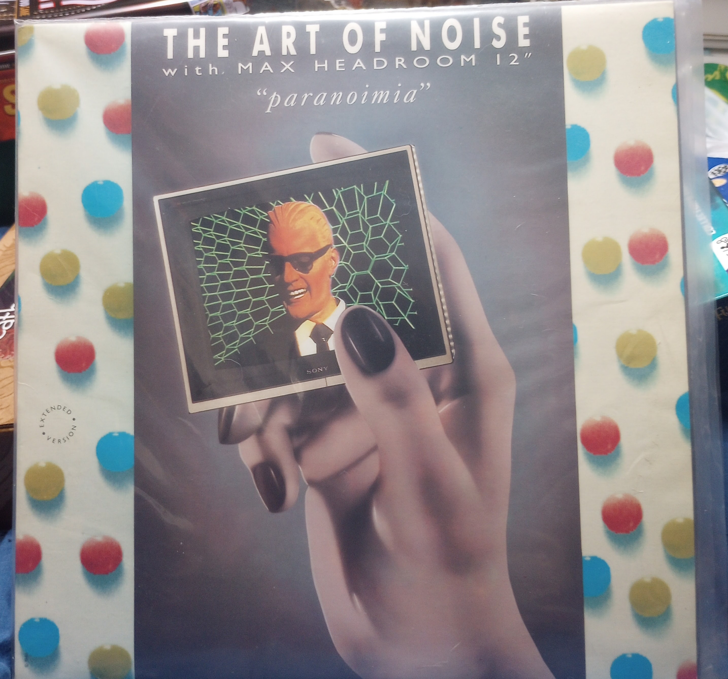 The Art of Noise w/ Max Headroom - Paranoimia 12" Vinyl Record