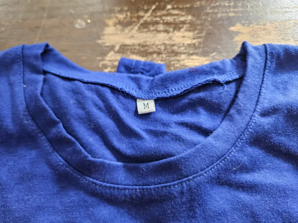 Blue 'Is This Jolly Enough' Grinch T-Shirt - Size M image indicator(2)