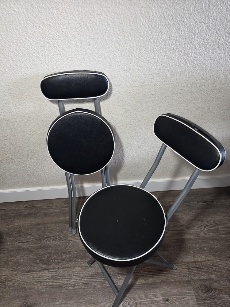 Folding Stools - Set of 2