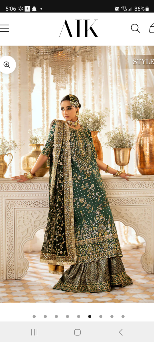 Luxury Pakistani Aik Atelier dress