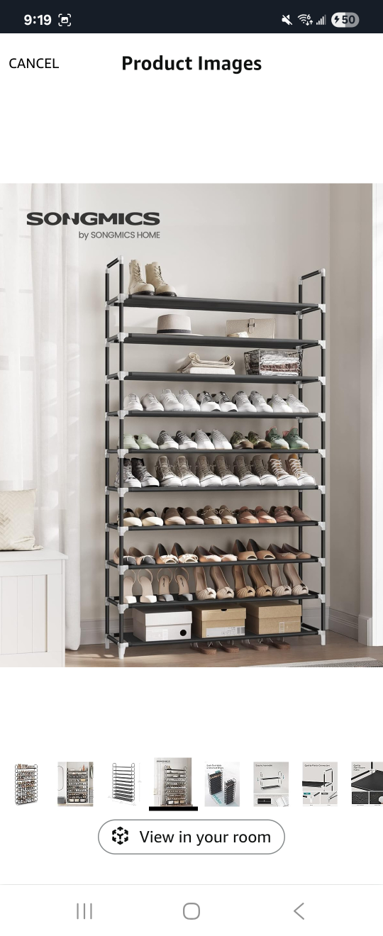 X-Large 10- Tier Shoe Rack, Slim and Space-Saving Design - photo 4