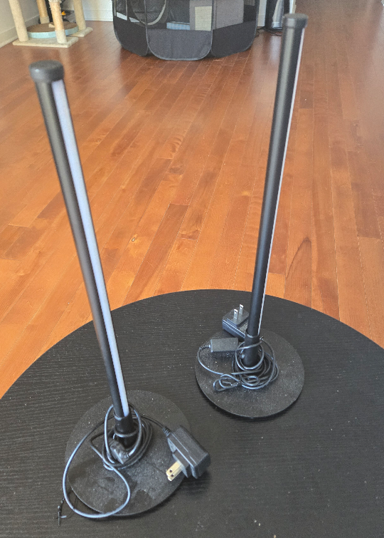 Set of Two Modern LED Desk Lamps