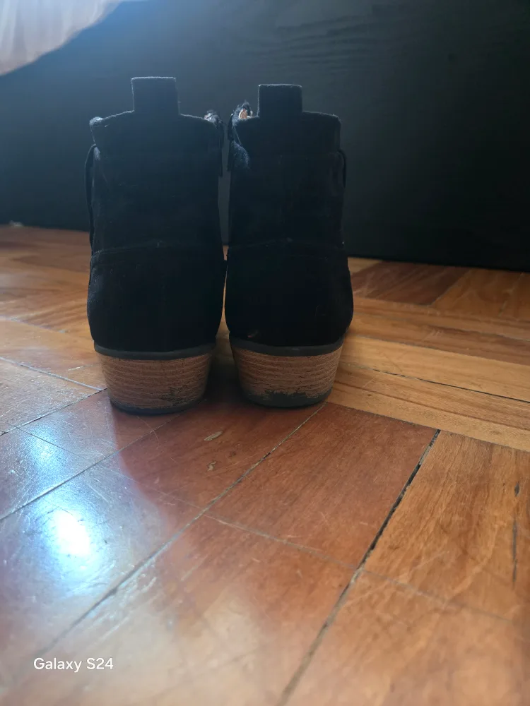 Reportage Black Ankle Boots, Size 8 image indicator(4)