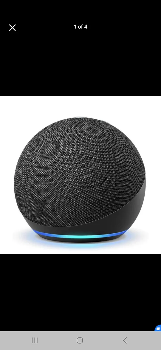 Amazon Echo Dot 4th Gen Smart Bluetooth speaker Alexa -Charcoal thumbnail