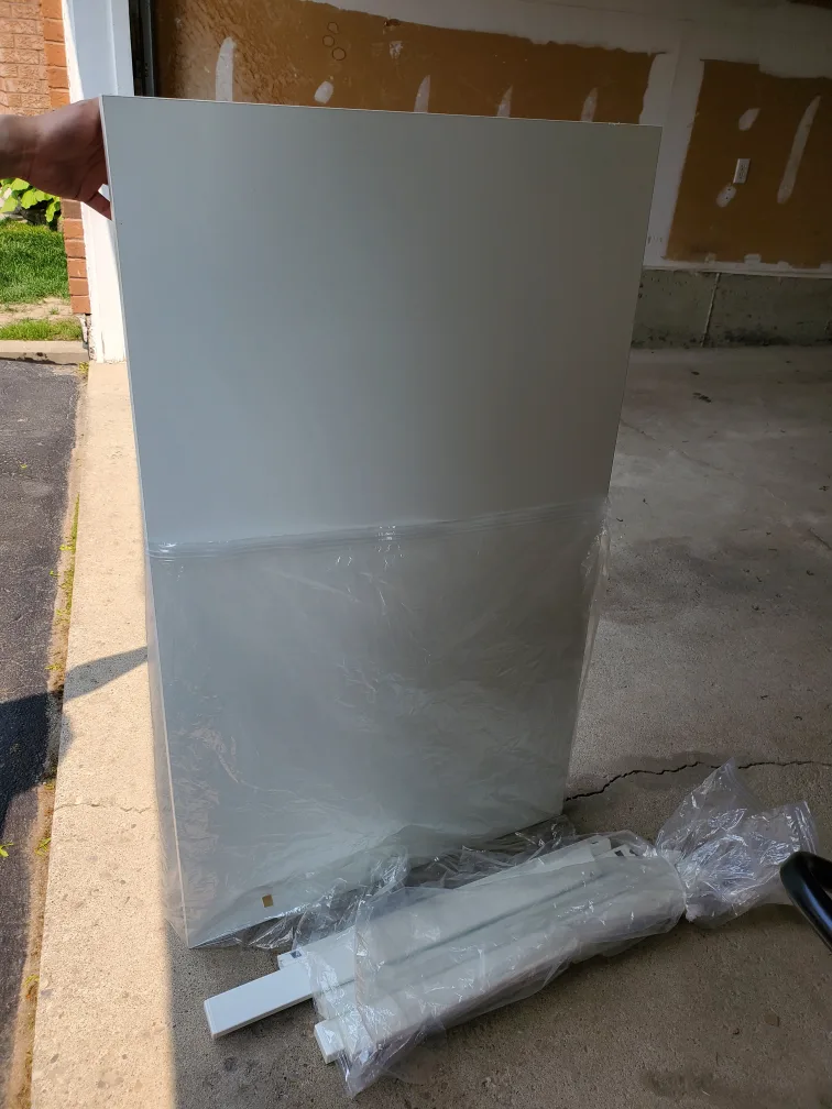 White ikea table for sale thumbnail