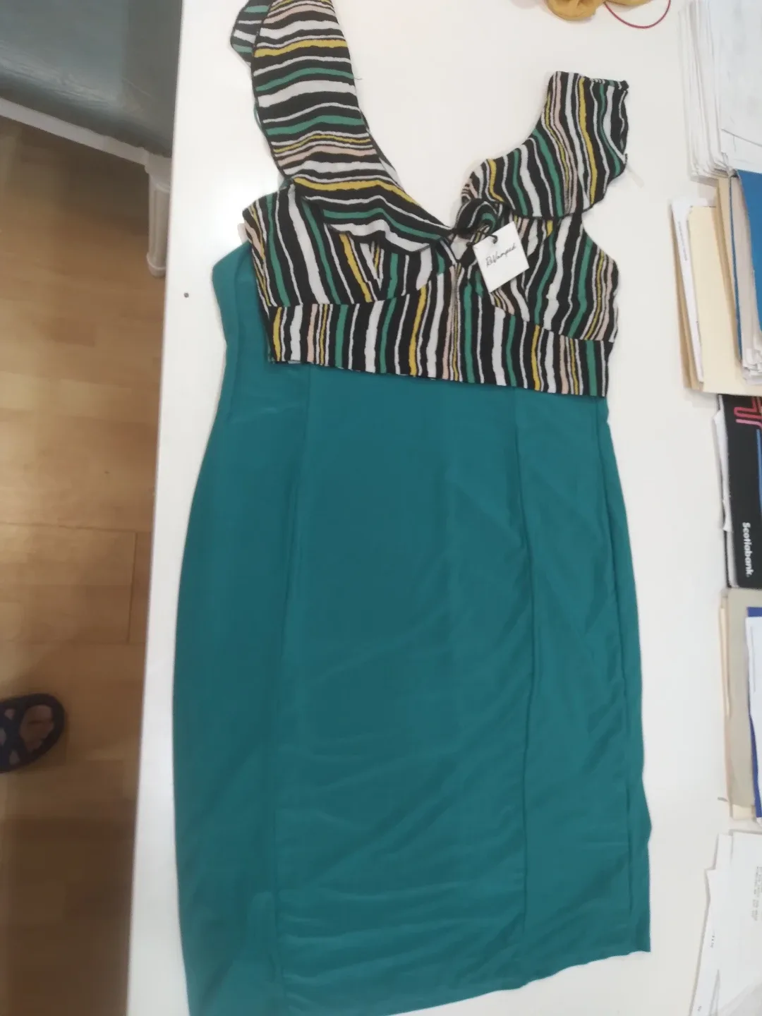 Formal Dress with Ruffled Sleeves thumbnail