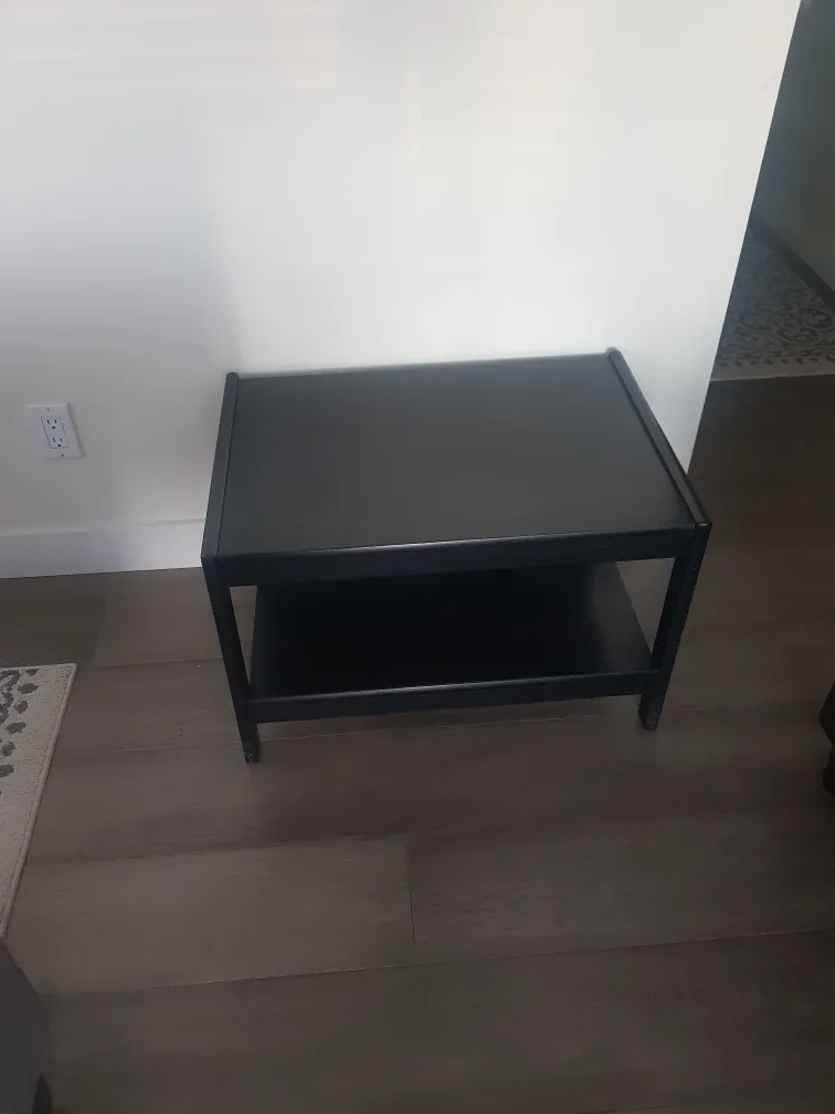 Black Wooden Coffee or Side Table image indicator(2)