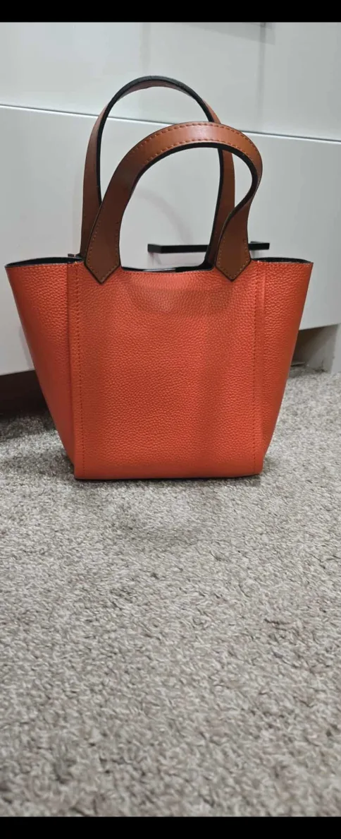 danier Orange small Tote Bag thumbnail