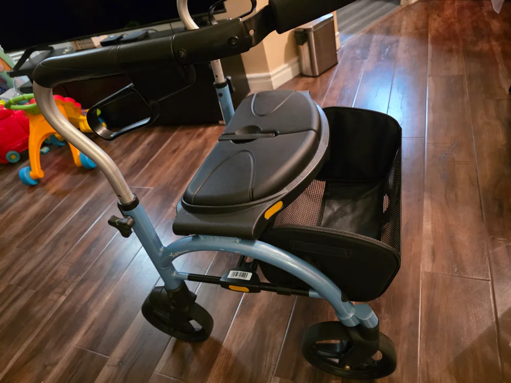 Rollator Walker with Seat & Basket