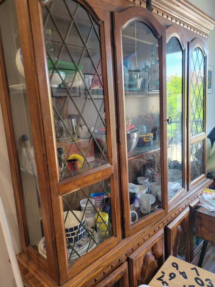 Wooden China Cabinet