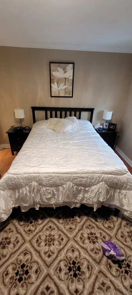 White Quilted Bedspread thumbnail