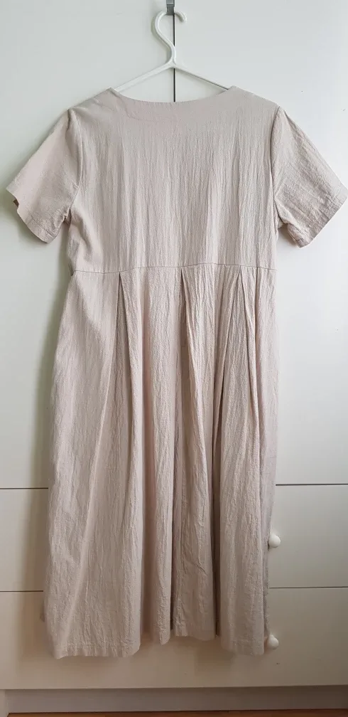 Beige Linen Dress image indicator(2)
