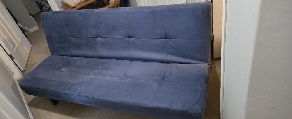 Blue Futon Sofa Bed