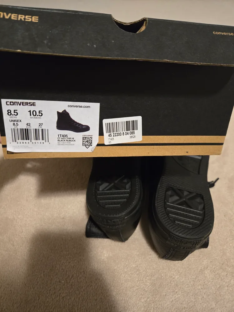Brandnew Converse All Star Leather High Top, US 8.5 image indicator(3)