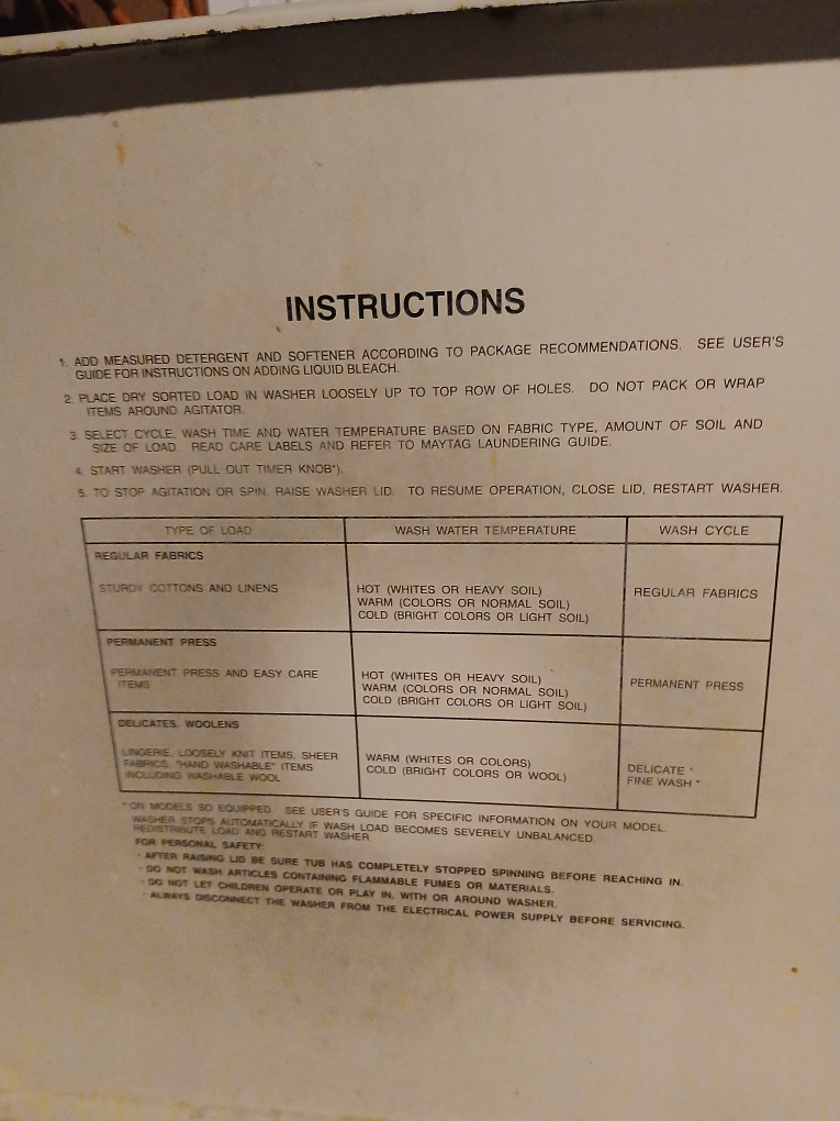 MayTag Washer - photo 2