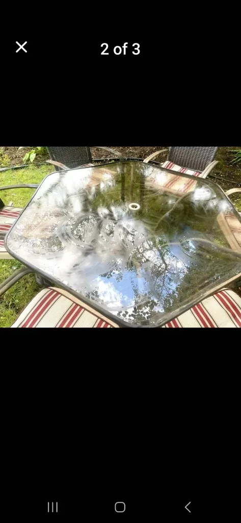 💚🥕Patio Table haxagon & 6 Chairs Set thumbnail