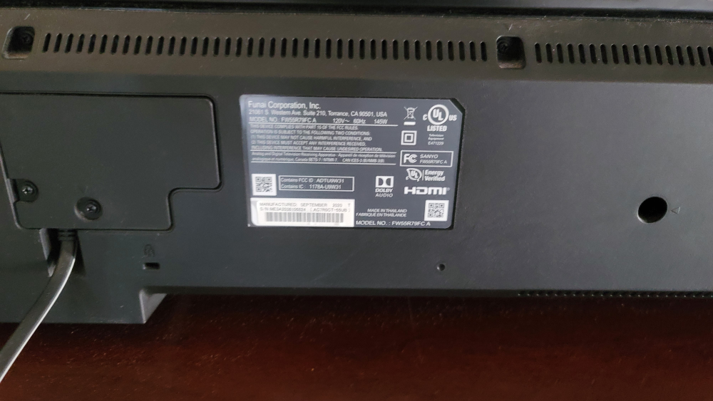 Funai Roku TV FW55R7RFC 55 inch - photo 2