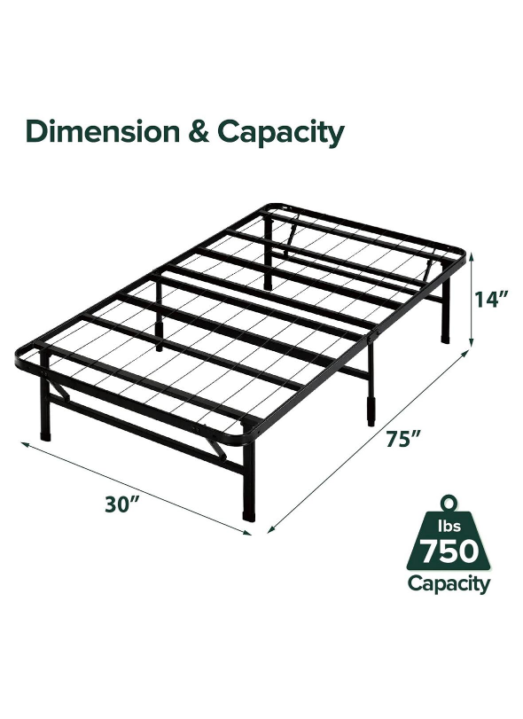 Zinus Easy to Assemble SmartBase Mattress Foundation - Twin - photo 2